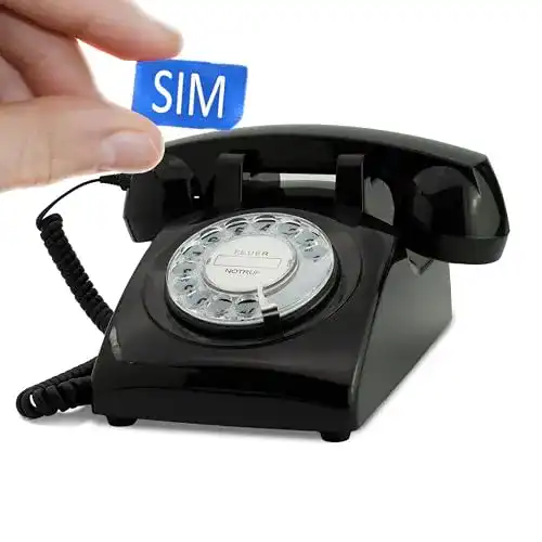 Wählscheiben-Telefon Opis Technology Opis 60s Mobile für Senioren