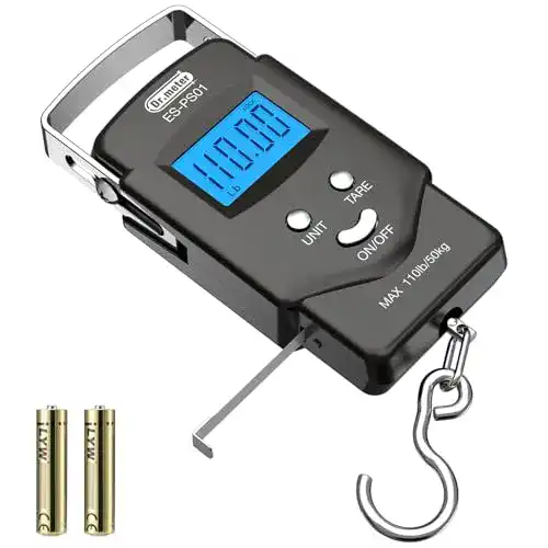 Digitale Kofferwaage Dr.Meter bis 50 kg mit Haltegriff