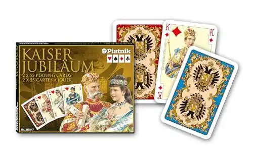 Rommékarten von Piatnik – 213847 Kaiser Jubiläum Bridge WK