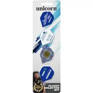 Dart Flights Unicorn Gary Anderson Darts Flight Selector Kit