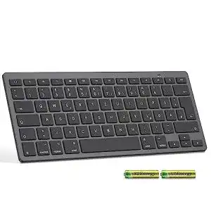 Emetok Bluetooth Tastatur für iPad Mini Deutsche QWERTZ Tastatur