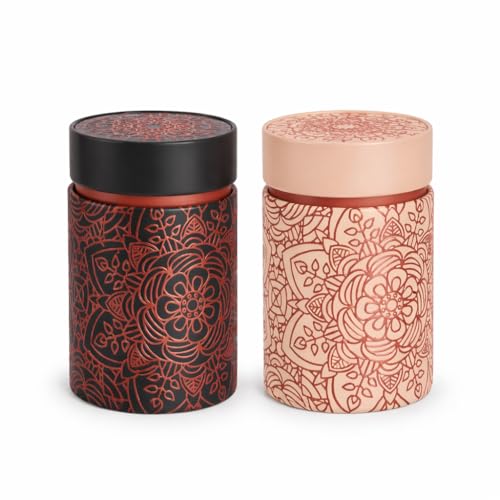 Teedosen Eigenart 2er Set Mandala für bis zu 150g