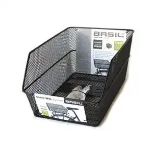 Fahrradkorb Basil Cento WSL Black, 45 x 31 x 22 cm