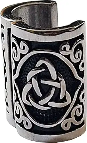 Bartperlen aus 316L Edelstahl für Wikinger-Stil