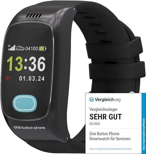 Smartwatch für Senioren mit Notfall- und Sicherheitsfunktionen 2024