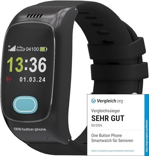 Smartwatch für Senioren mit Notfall- und Sicherheitsfunktionen 2024