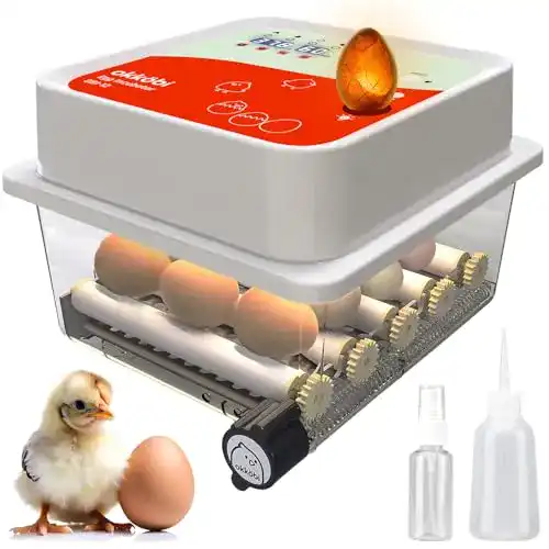 Vollautomatische Brutmaschine Okköbi OBI-12 für 12 Eier
