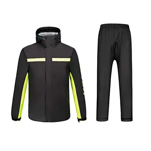 Thermoanzug Angeln Ynport Crefreak wasserdicht in Schwarz 3XL