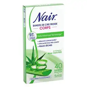Kaltwachsstreifen für die Bikinizone von Nair – Körperhaaren entfernen