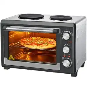 Minibackofen mit Kochplatten von Syntrox Germany, 26 Liter