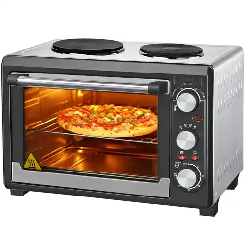 Minibackofen mit Kochplatten von Syntrox Germany, 26 Liter