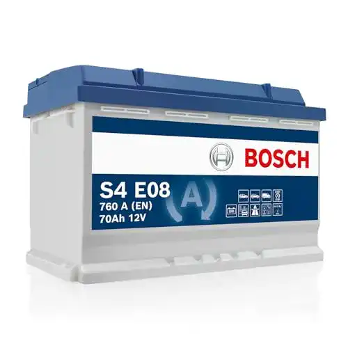Bosch S4E08 Autobatterie 70Ah 760A 12V für Start-Stop-Fahrzeuge
