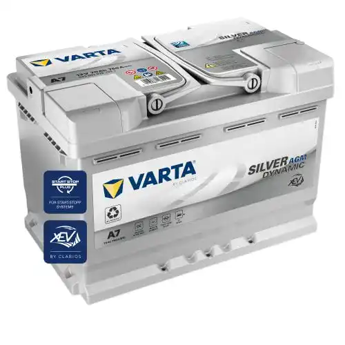 Varta Silver Dynamic AGM Autobatterie 70Ah A7 E39 für Premium-Fahrzeuge