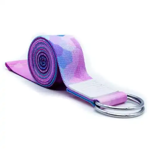 Yogagurt Netrox – Yoga Gurt 240 cm aus nachhaltigem Material mit D-Ring