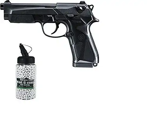 Softair Set Beretta 90two unter 0,5 Joule 6mm mit G8DS Munition