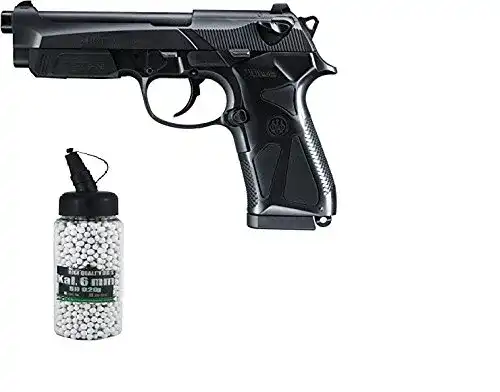 Softair Set Beretta 90two unter 0,5 Joule 6mm mit G8DS Munition