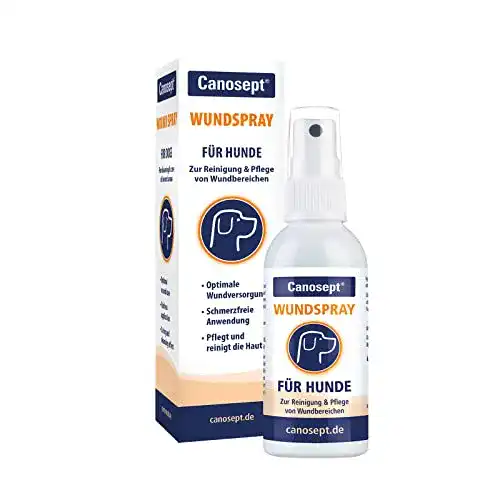 Wundspray für Hunde Canosept 75ml – Reinigung und Pflege für Wunden