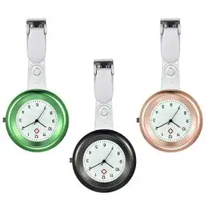 Krankenschwesteruhr Avaner Analog Quarzwerk mit Ansteckclip