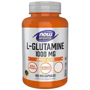 Glutamin-Kapseln von Now Foods, L-Glutamine, 1.000 mg, 120 Kapseln