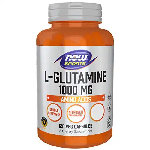 Glutamin-Kapseln von Now Foods, L-Glutamine, 1.000 mg, 120 Kapseln