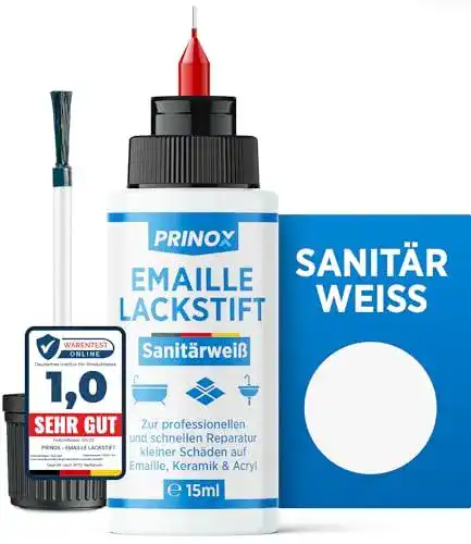 Emaille Reparatur Set Prinox Lackstift für präzise Ausbesserungen