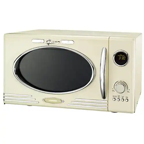 Retro-Mikrowelle Melissa 16330128 mit 1000 Watt Leistung