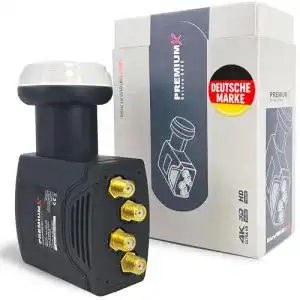 LNB PremiumX Deluxe Quad – Signalumsetzer für 4 Teilnehmer