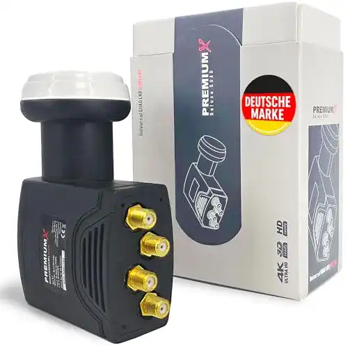 LNB PremiumX Deluxe Quad – Signalumsetzer für 4 Teilnehmer