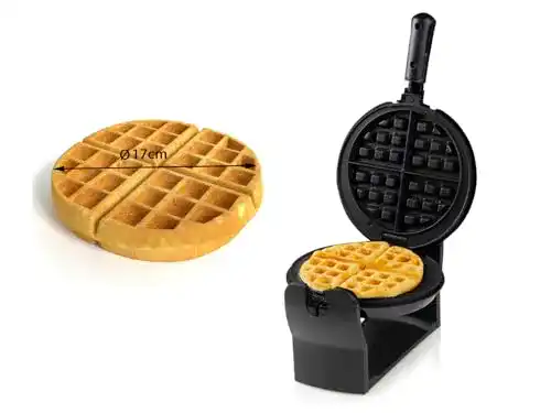 Drehbares Waffeleisen Domo DO9223W mit Antihaftbeschichtung