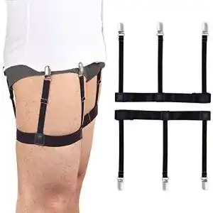 Hemdhalter Illuva Herren Elastische Hosenträger für rutschfesten Halt