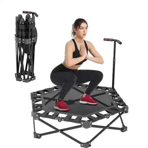 Faltbares Fitness Trampolin Rdtok Mini Trampolin Klappbar für Indoor
