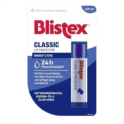 Blistex Classic Lippenpflege mit Bienenwachs und Jojoba-Öl, 4,25 g
