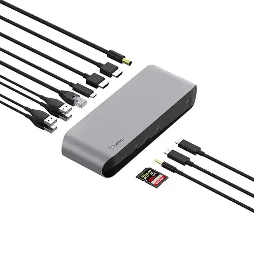 Belkin Thunderbolt 3 Dock Pro mit 0,8 m Anschlusskabel