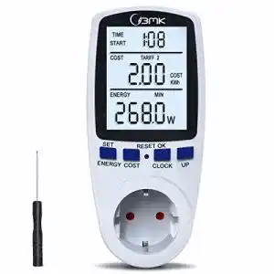 Energiemessgerät Bmk Stromzähler und Strommessgerät mit LCD-Bildschirm