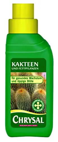 Chrysal Flüssigdünger für Kakteen und Sukkulenten im Vergleich