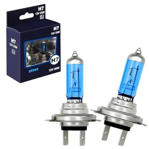 H7 Autolampe Lichtwelt24 mit Xenon-Optik und 6000 Kelvin