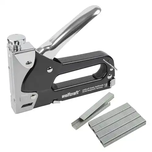 Wolfcraft Tacocraft 7 Handtacker Set 7089000 mit 1000 Klammern