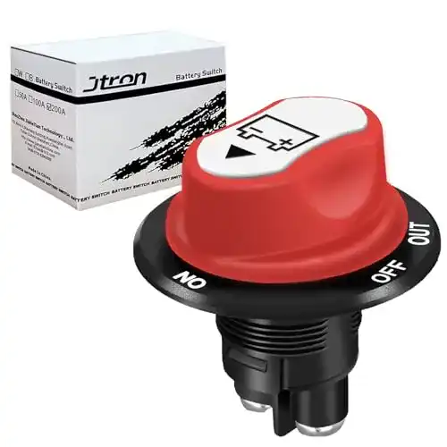 Batterietrennschalter Jtron DC12-50V 50A für Autos und Boote
