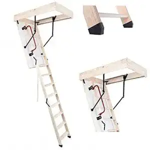 Bodentreppe 120×60 oMan Holztreppe für den Dachbodenzugang