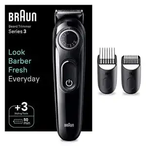 Braun Barttrimmer BT3410 mit ultrascharfer Klinge und 40 Längeneinstellungen