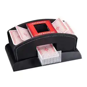 Elektrische Kartenmischmaschine von Relaxdays in Schwarz