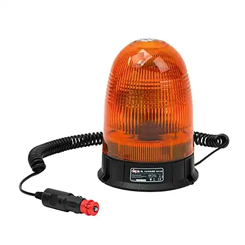 Rundumleuchte DEMA LED gelb 12V mit Magnetfuß für Fahrzeuge