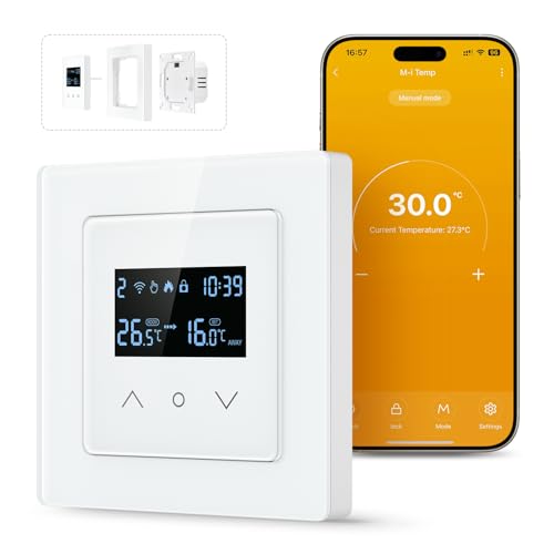 Raumthermostat für Fußbodenheizung AVATTO Smart WiFi Wasser