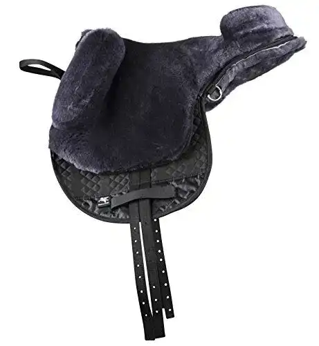 Reitpad Engel Reitsport Lammfell Fellsattel FELLSA-R2-ANT Englisch