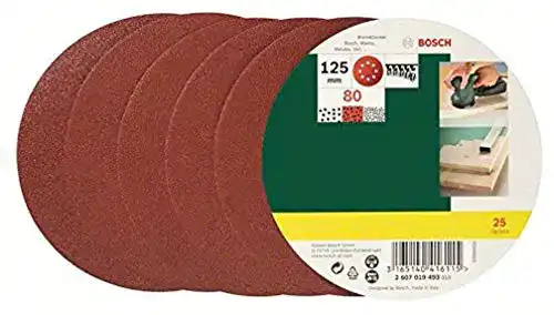 Schleifpapier Set für Exzenterschleifer von Bosch, 25 Teile