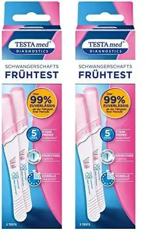 Frühschwangerschaftstest Sebamed TESTAmed Diagnostics im Vorteilspack