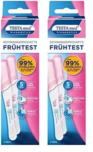 Frühschwangerschaftstest Sebamed TESTAmed Diagnostics im Vorteilspack