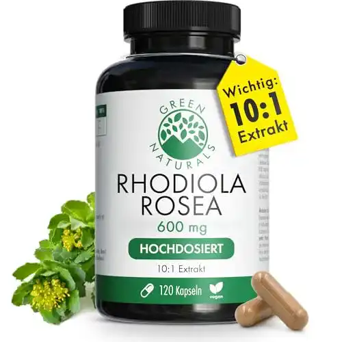Rosenwurz Kapseln mit Rhodiola Rosea, 120 Stück