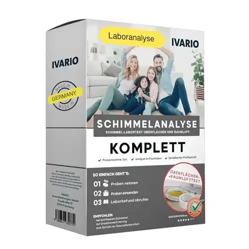 Schimmeltest Ivario Komplettset für die Analyse von Schimmelpilzen