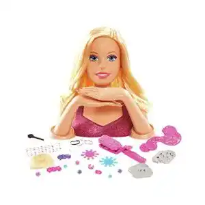 Frisierkopf Barbie von Giochi Preziosi – Styling Kopf mit Zubehör